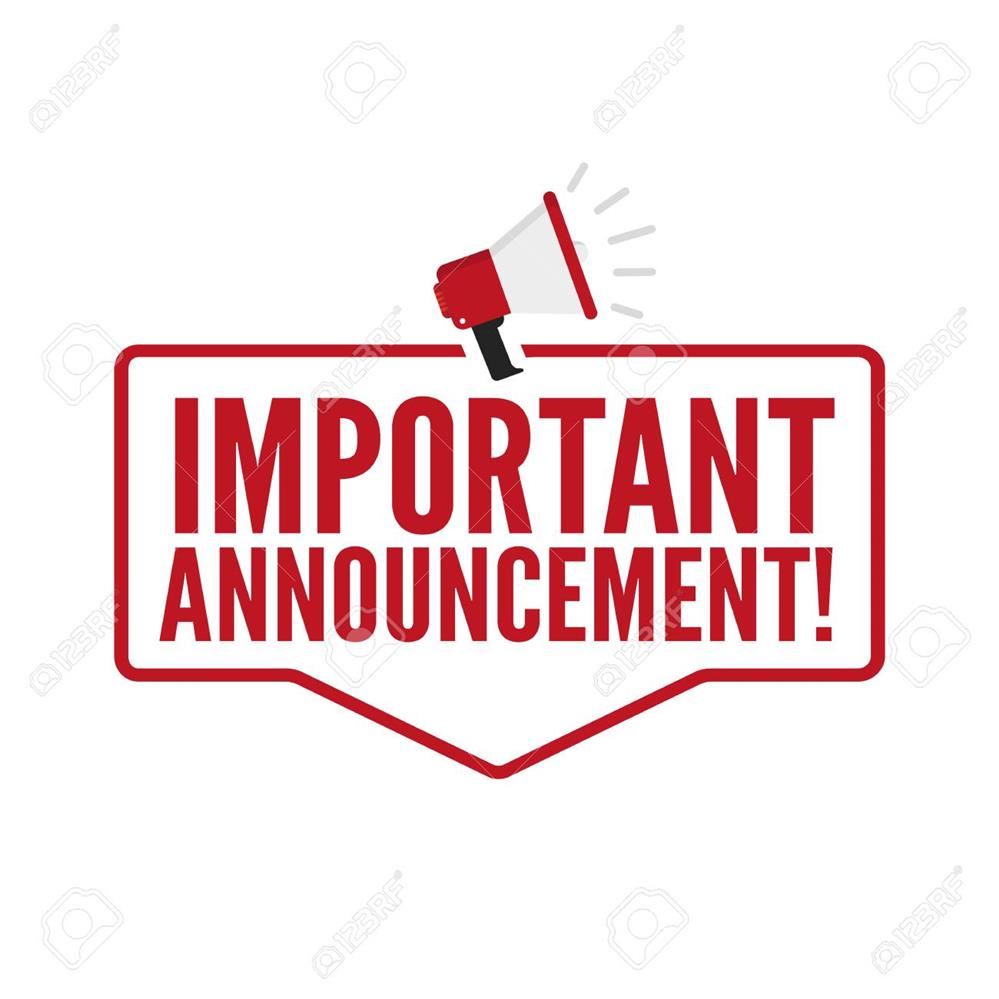 Announcements!